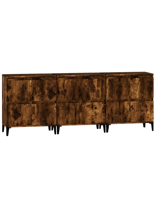 Senkit 3 kpl savutammi 60x35x70 cm tekninen puu