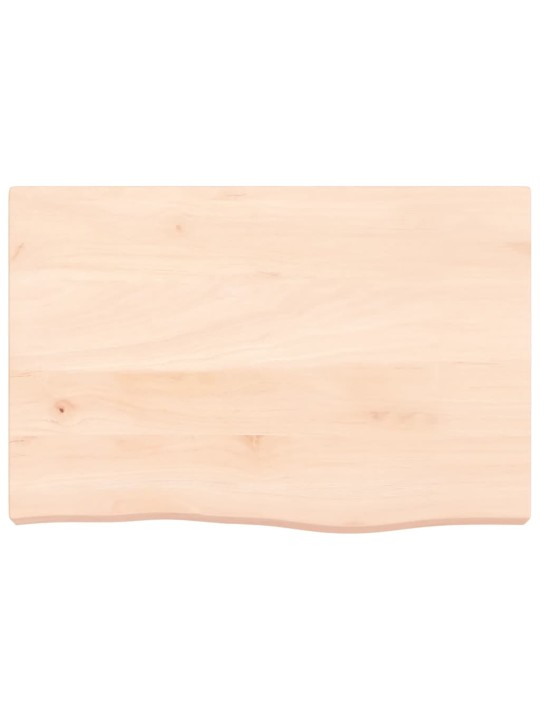 Pöytälevy 60x40x(2-6) cm käsittelemätön täystammi