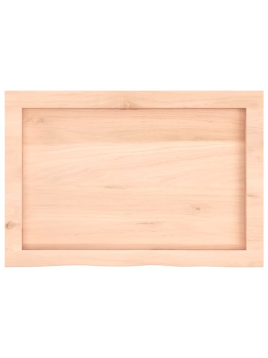 Pöytälevy 60x40x(2-6) cm käsittelemätön täystammi