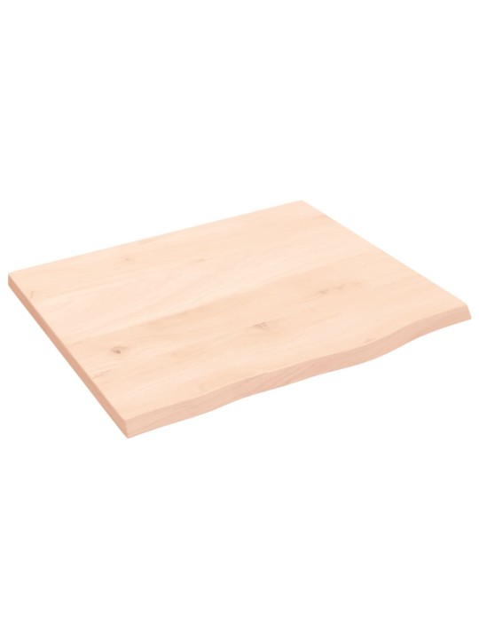Pöytälevy 60x50x2 cm käsittelemätön täystammi
