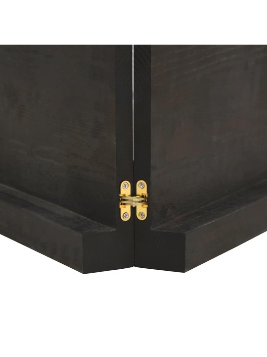 Pöytälevy tummanruskea 120x40x(2-6) cm käsitelty täystammi