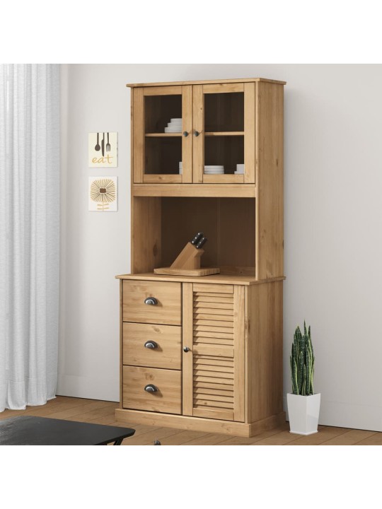 Lipaston yläosa vigo 78x30x100 cm täysi mänty