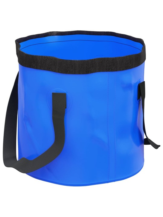 Kokoontaittuvat ämpärit 2 kpl sininen 20 l PVC