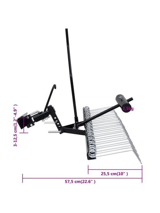 Ajettavan ruohonleikkurin hara 109 cm