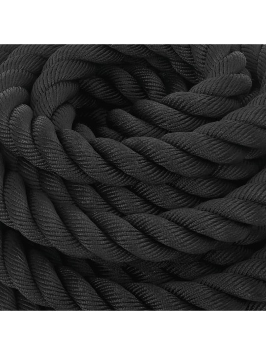 Taisteluköysi musta 15 m 11 kg polyesteri