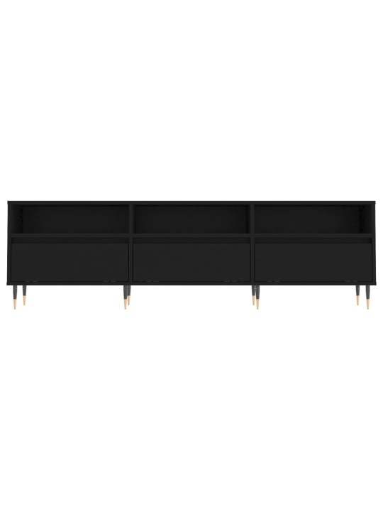Tv-taso musta 150x30x44,5 cm tekninen puu