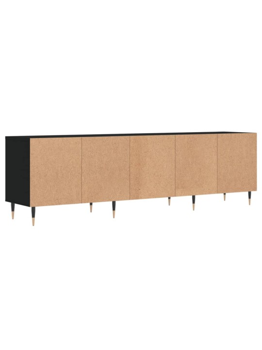 Tv-taso musta 150x30x44,5 cm tekninen puu