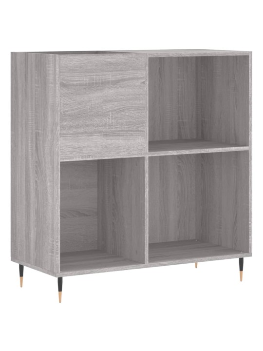 LP-levyjen säilytyskaappi harmaa Sonoma 84,5x38x89 cm puu