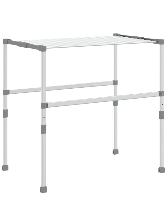 Pyykinkuivausteline 83x(50-55)x(40-85) cm aluminium