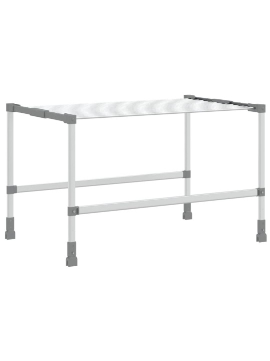 Pyykinkuivausteline 83x(50-55)x(40-85) cm aluminium