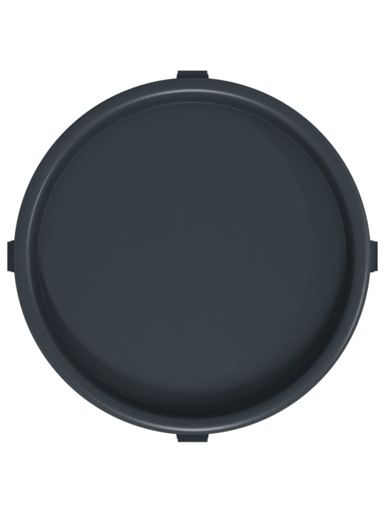 Kasvirullakot pyörillä 2 kpl harmaa halkaisija 34 cm 35 kg