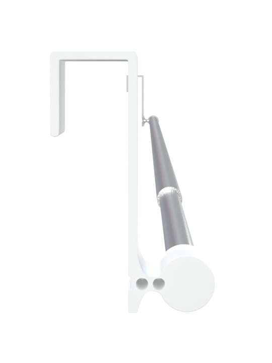 Verhotangot 2 kpl valkoinen ja hopea 60-105 cm alumiini