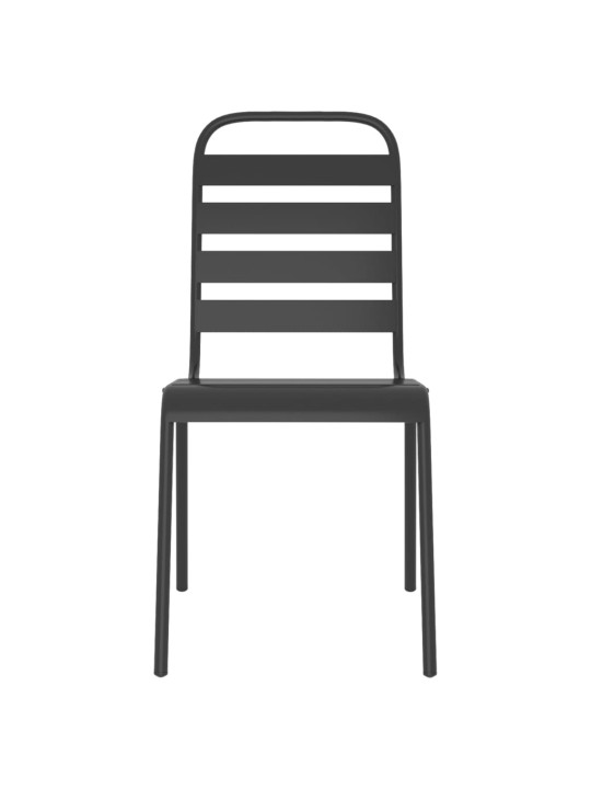 5-osainen ulkoruokailuryhmä antrasiitti teräs