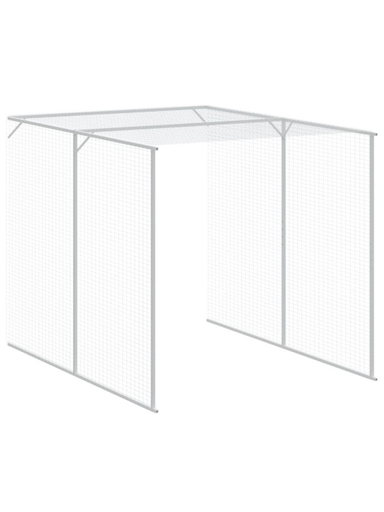 Kanakoppi ulkotilalla antras. 165x1067x181 cm galvanoitu teräs