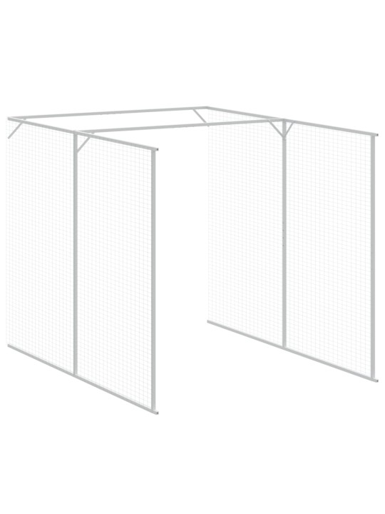 Kanakoppi ulkotilalla antras. 165x1271x181 cm galvanoitu teräs