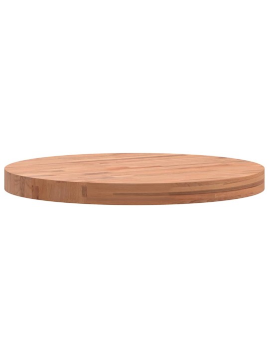 Pöytälevy ø50x4 cm pyöreä täysi pyökki