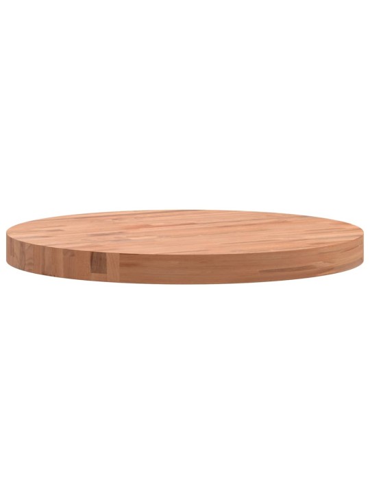 Pöytälevy ø50x4 cm pyöreä täysi pyökki