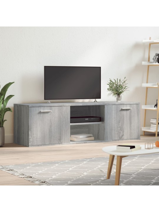 TV-taso harmaa Sonoma 120x34x37 cm lastulevy