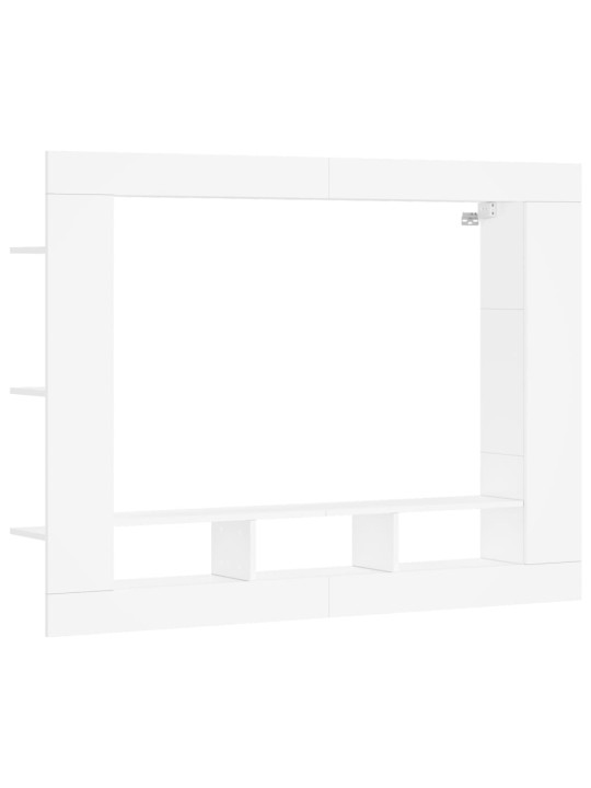 TV-taso valkoinen 152x22x113 cm tekninen puu