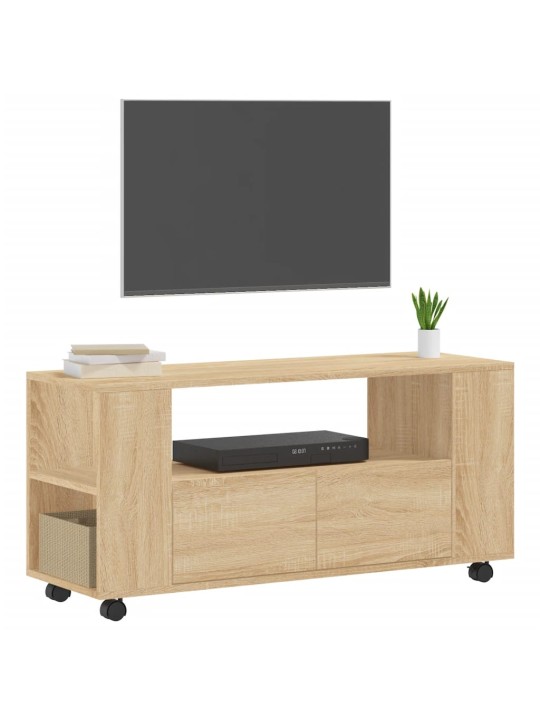 TV-taso Sonoma-tammi 102x34,5x43 cm tekninen puu