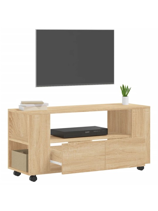 TV-taso Sonoma-tammi 102x34,5x43 cm tekninen puu