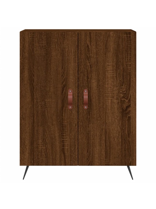 Kaappi ruskea tammi 69,5x34x180 cm tekninen puu
