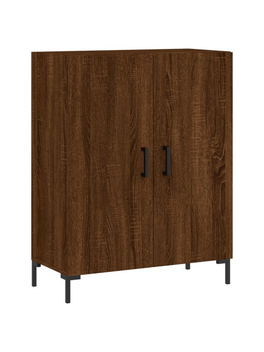Kaappi ruskea tammi 69,5x34x180 cm tekninen puu