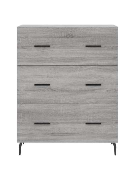 Kaappi harmaa sonoma 69,5x34x180 cm tekninen puu