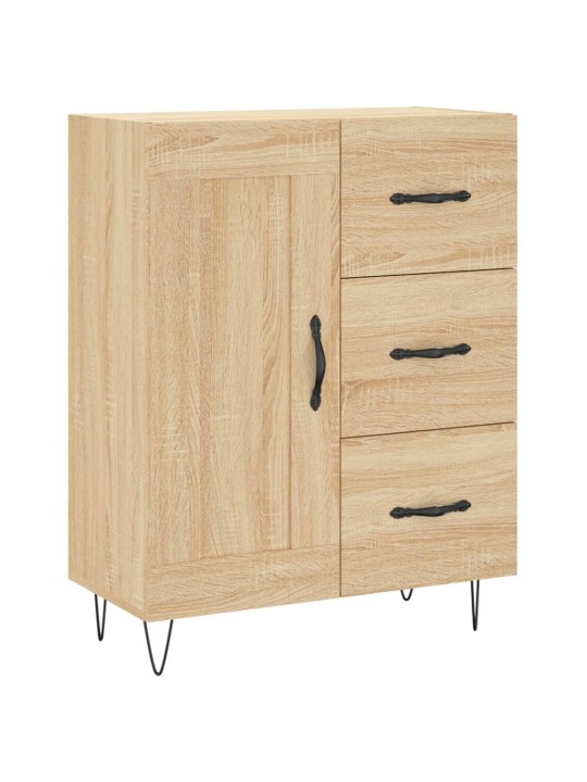 Kaappi sonoma tammi 69,5x34x180 cm tekninen puu