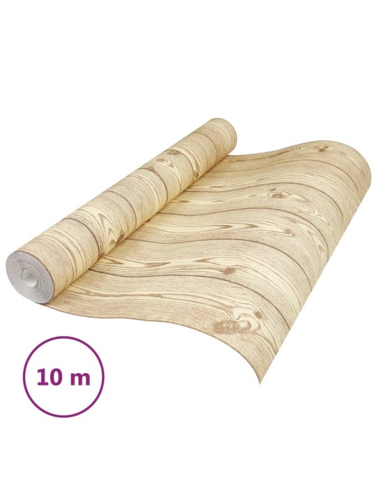 Tapetti 3D puukuvio ruskea 10x0,53 m kuitukangas