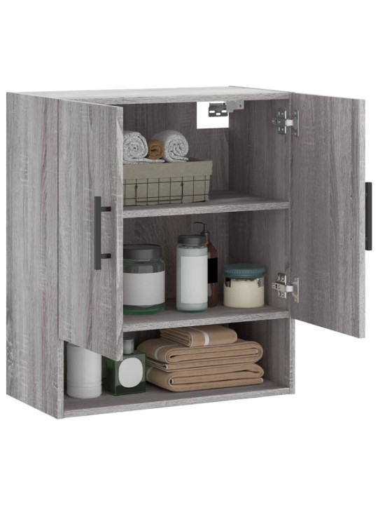 Seinäkaappi harmaa sonoma 60x31x70 cm tekninen puu
