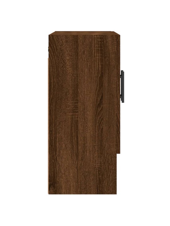Seinäkaappi ruskea tammi 60x31x70 cm tekninen puu