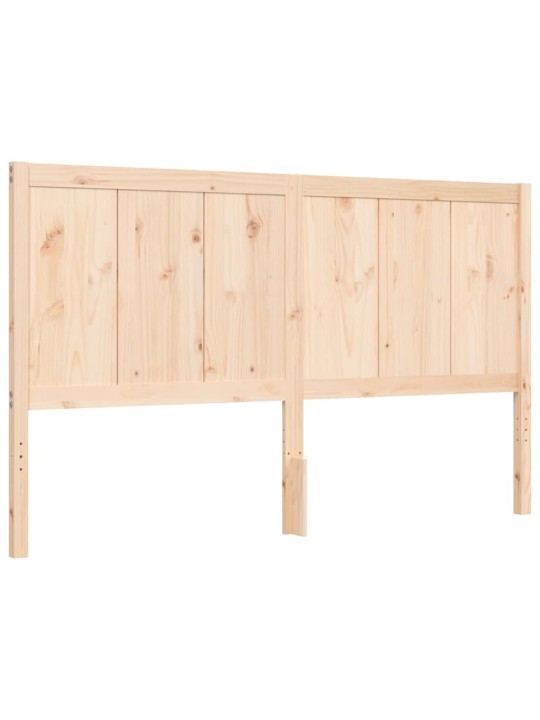 Sängynrunko päädyllä king size täysi puu