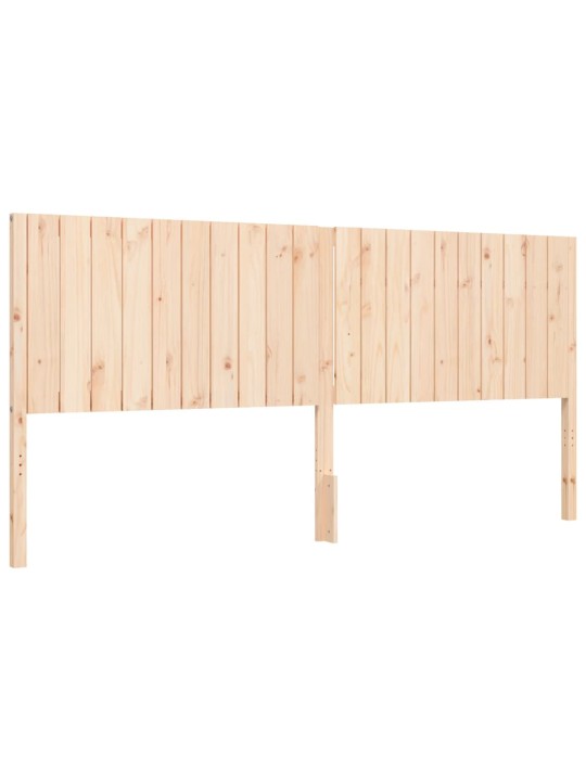 Sänky ilman patjaa 200x200 cm täysi mänty