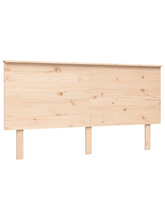 Sängynrunko päädyllä king size täysi puu