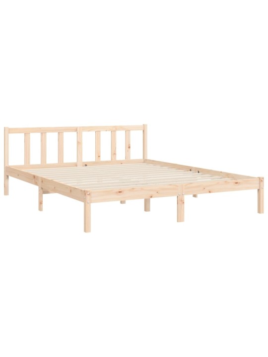 Sängynrunko päädyllä king size täysi puu