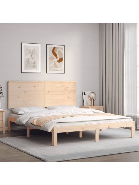Sängynrunko ilman patjaa 160x200 cm täysi mänty