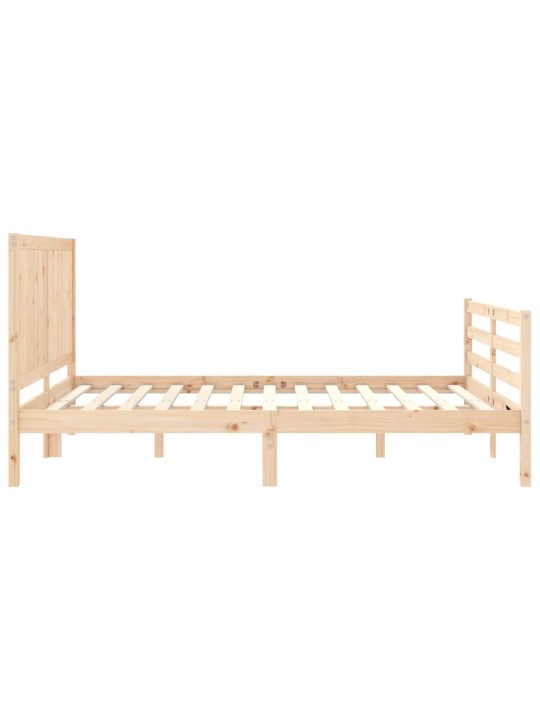 Sängynrunko päädyllä King Size täysi puu