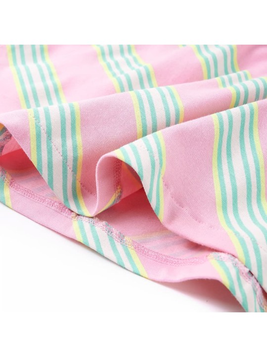 Lasten hihaton mekko kiristysnyörillä pinkki 104