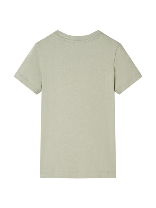 Lasten T-paita vaalea khaki 104