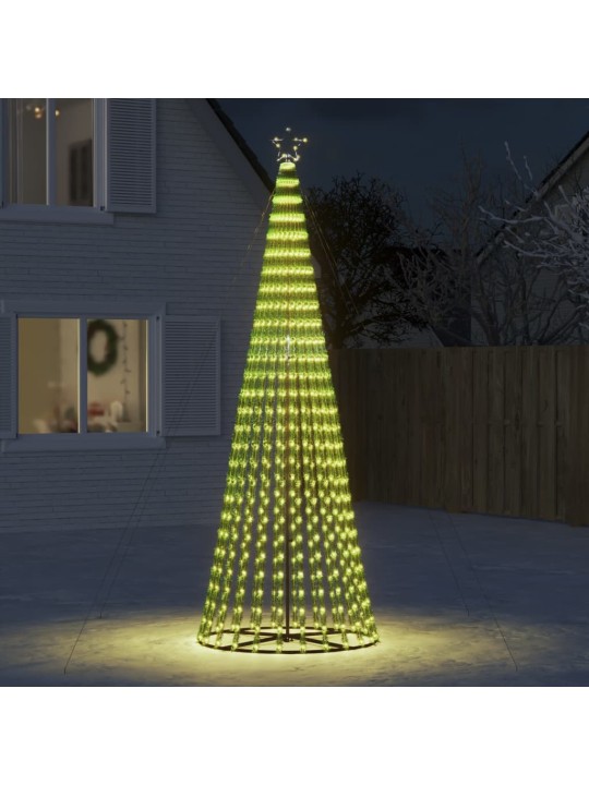 Joulukuusi kartio 688 lämpimän valkoista LED-valoa 300 cm