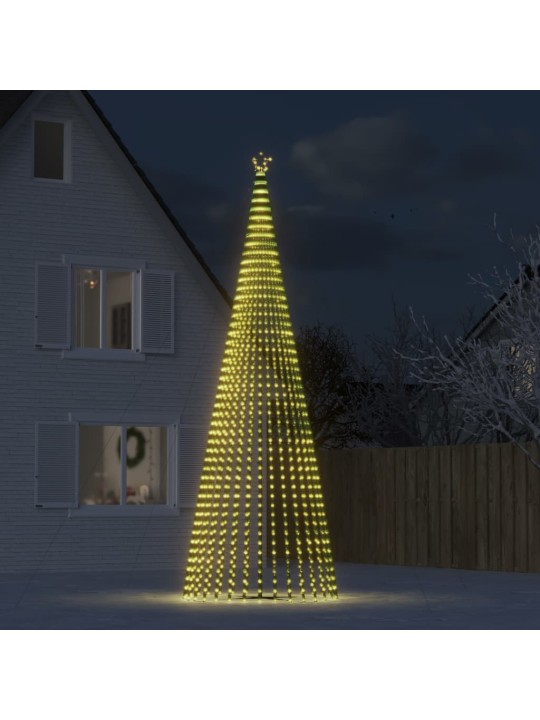 Joulukuusi kartio 1544 lämpimän valkoista LED-valoa 500 cm