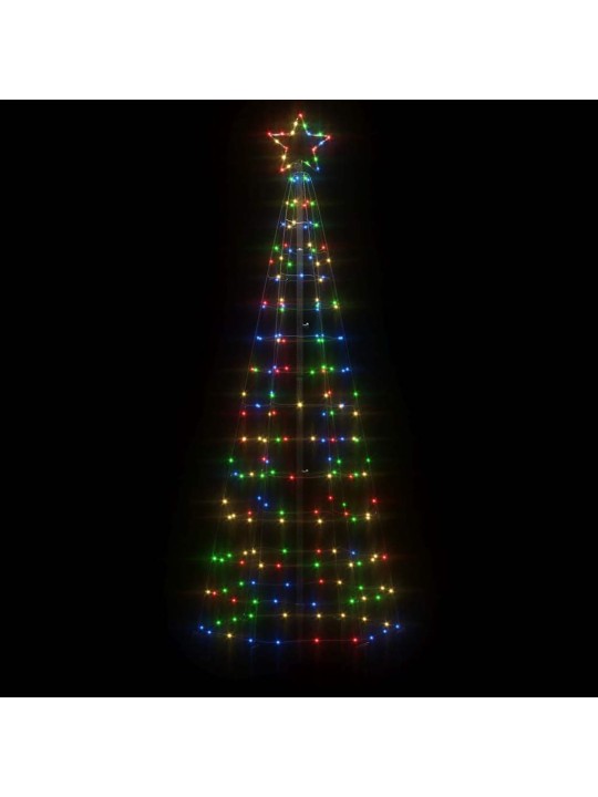 Led joulukuusi piikeillä 220 värikästä led-valoa 180 cm