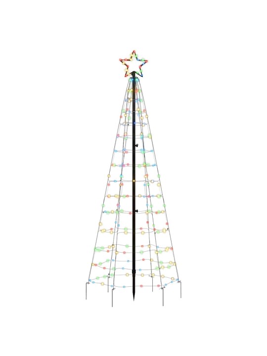 Led joulukuusi piikeillä 220 värikästä led-valoa 180 cm