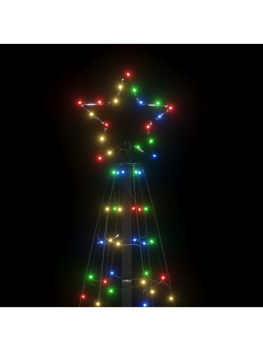 Led joulukuusi piikeillä 220 värikästä led-valoa 180 cm