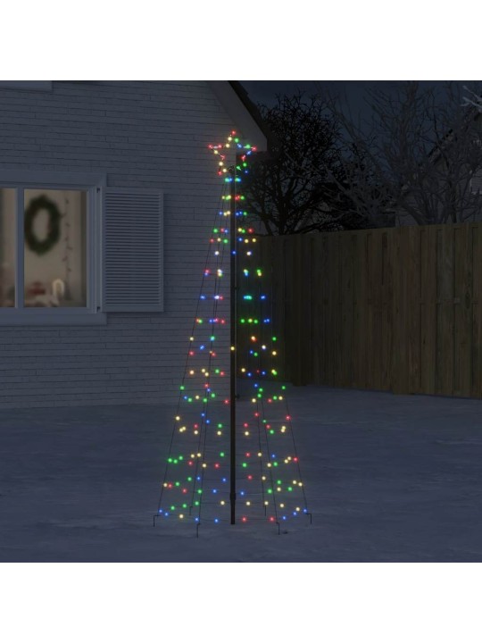Led joulukuusi piikeillä 220 värikästä led-valoa 180 cm