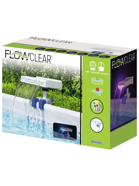 Bestway Flowclear Rauhoittava LED-vesiputous