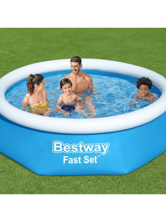 Bestway fast set täytettävä uima-allas pyöreä 244x66 cm
