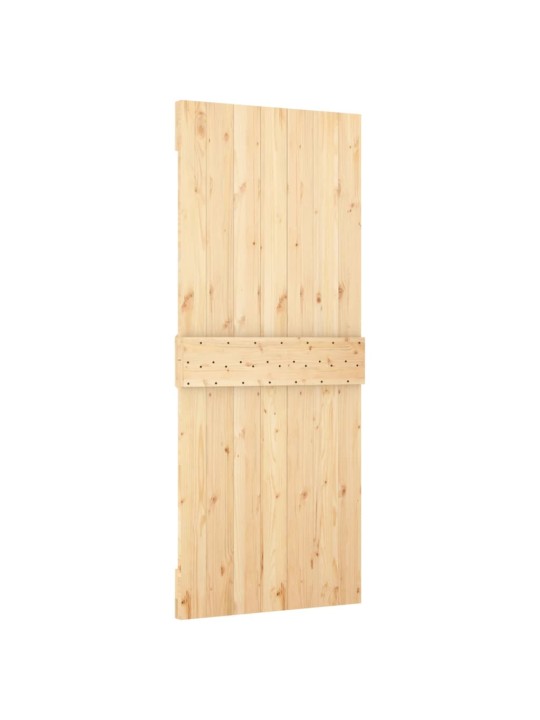 Liukuovi asennustarvikkeineen 80x210 cm täysi mänty