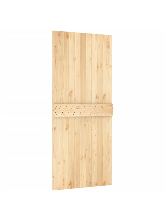 Liukuovi asennustarvikkeineen 90x210 cm täysi mänty